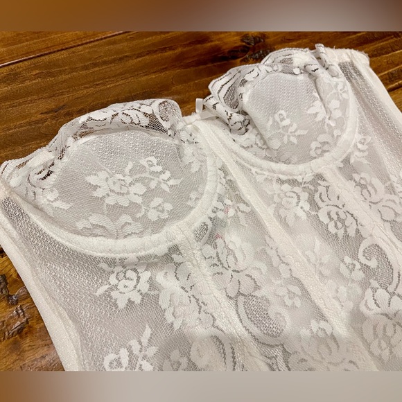 Vintage Smart white bustier - Picture 4 of 13